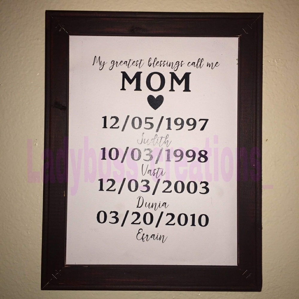 Framed canvas